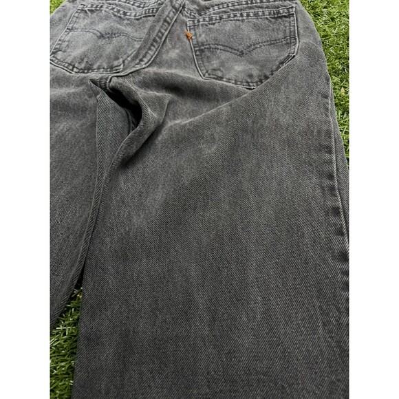 Vintage Levis 550 Orange Tab 28x32 Black Jeans Made in USA - Picture 8 of 13